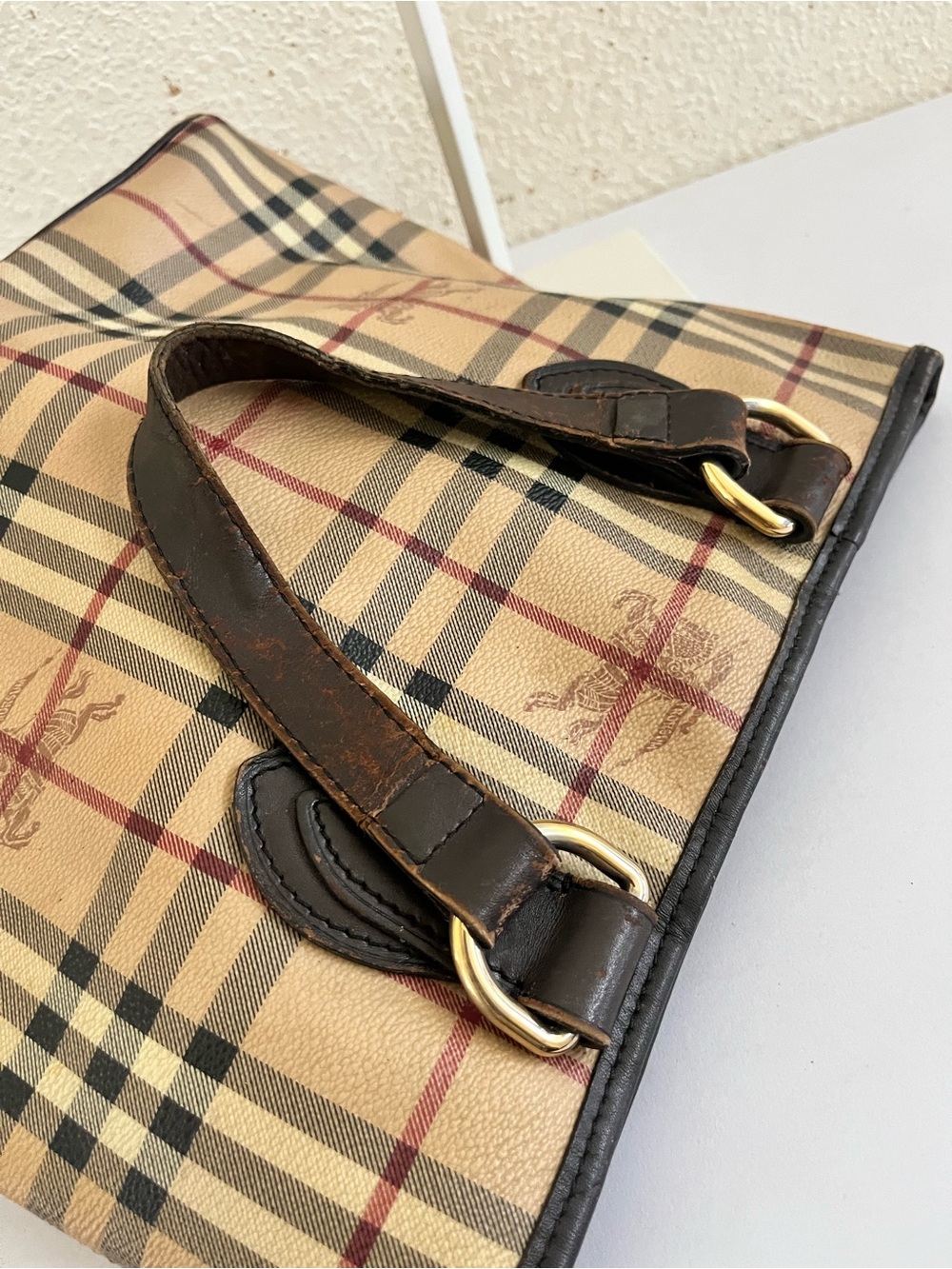 Burberry Haymarket tote bag - Picture 5 of 15